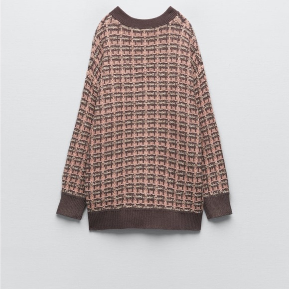 Women Zara V Neck Cardigan Size Small - Picture 4 of 8